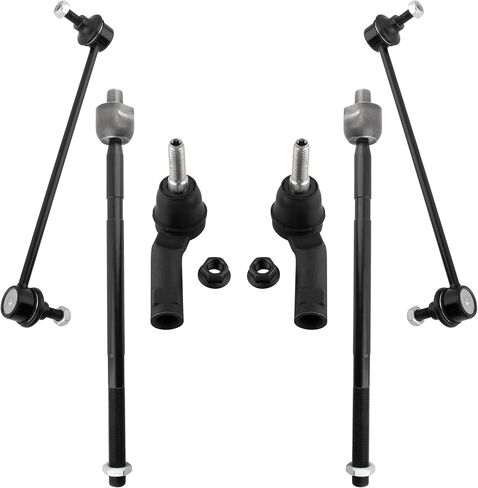 ES801129 ES801128 EV801132 K750691 Front Inner & Outer Tie Rods Ends Stabilizer Sway Bar End Links for Dodge Dart 2013 2014 2015 2016, Pack of 6 in Saudi Arabia