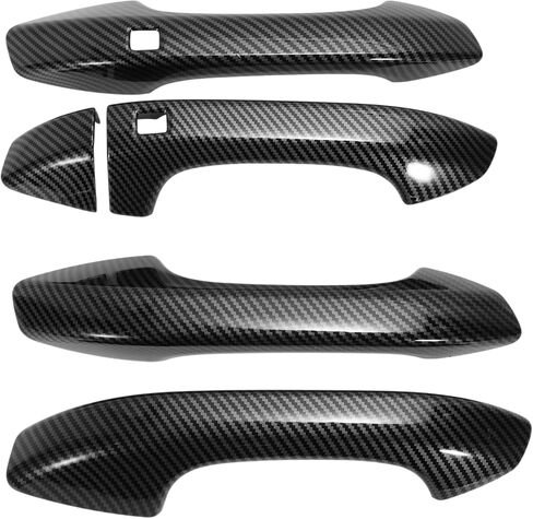Exterior Door Handle Cover Trim Front Left Front Right Rear Left Rear Right Door Handle Cover for Kia K5 LX LXS GT-Line EX GT 2020-2025 Gloss Black in Saudi Arabia