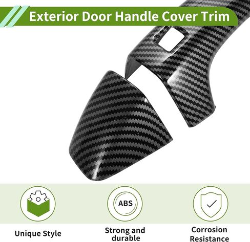 Exterior Door Handle Cover Trim Front Left Front Right Rear Left Rear Right Door Handle Cover for Kia K5 LX LXS GT-Line EX GT 2020-2025 Gloss Black in Saudi Arabia