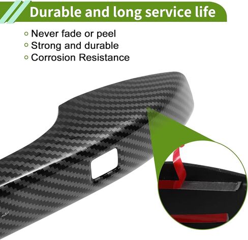 Exterior Door Handle Cover Trim Front Left Front Right Rear Left Rear Right Door Handle Cover for Kia K5 LX LXS GT-Line EX GT 2020-2025 Gloss Black in Saudi Arabia