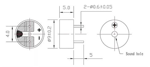 10PCS 3V 5V 12V Active Alarm Buzzer Beeper 9 * 5.5mm TMB09A05 Mini Active Piezo Buzzer(3V) in Saudi Arabia