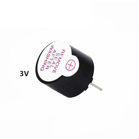 10PCS 3v 5v 12v Active Buzzer 12095 12065 Magnetic Long Continous Beep Tone 12 * 9.5mm 12 * 6.5mm(12095 12V) in Saudi Arabia