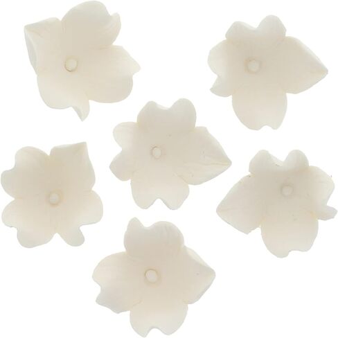 Global Sugar Art Hydrangea Blossom Sugar Cake Flowers White/Blue, Unwired, 36 Count by Chef Alan Tetreault in Saudi Arabia