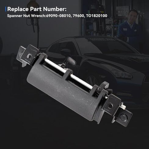 مجموعة مقبض الباب الخلفي 69090-08010 لسيارة Toyota Sienna 1998-2003، 2001-2007 Toyota Sequoia، مزلاج الباب الخلفي استبدال مقبض صندوق السيارة 79600، TO1820100 in Kuwait
