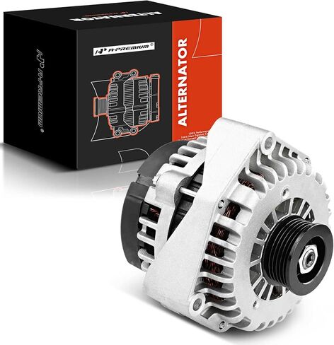 A-Premium Alternator Compatible with Chevrolet C4500/C5500/C6500/C7500 Kodiak 2003-2005 & GMC C4500/C5500/C6500/C7500 Topkick 2003-2005, 6.6L 8.1L, 12V 150A Clockwise 6-Groove Pulley in Saudi Arabia