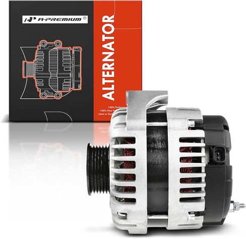 A-Premium Alternator Compatible with Chevrolet C4500/C5500/C6500/C7500 Kodiak 2003-2005 & GMC C4500/C5500/C6500/C7500 Topkick 2003-2005, 6.6L 8.1L, 12V 150A Clockwise 6-Groove Pulley in Saudi Arabia