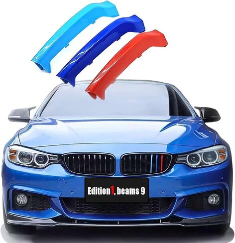 مشبك Mcolor متوافق مع 14-21 BMW4 F32 F33 F36 Fit 428i 430i 435i 440i 2014 2015 2016 2017 2018 2019 2020 2021 غطاء إدراج الكلى الشريطي المميز Edition1 in Saudi Arabia