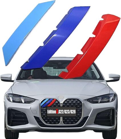مشبك Mcolor متوافق مع 14-21 BMW4 F32 F33 F36 Fit 428i 430i 435i 440i 2014 2015 2016 2017 2018 2019 2020 2021 غطاء إدراج الكلى الشريطي المميز Edition1 in Saudi Arabia