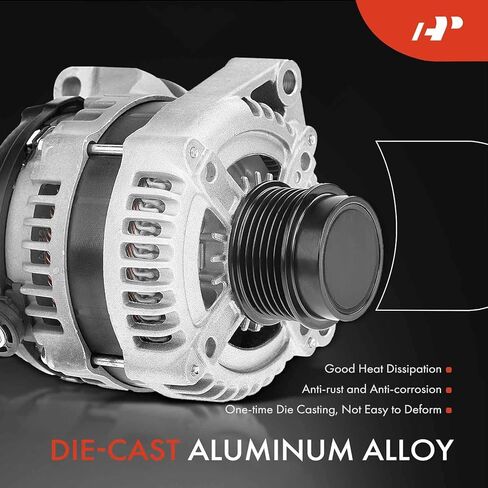 A-Premium Alternator Compatible with Dodge Grand Caravan Chrysler Town & Country 2001-2007 Voyager 3.3L 3.8L, 12V 160A Clockwise 6-Groove Pulley, Replace# LRA02543, 4210000021, 4210000022 in Saudi Arabia