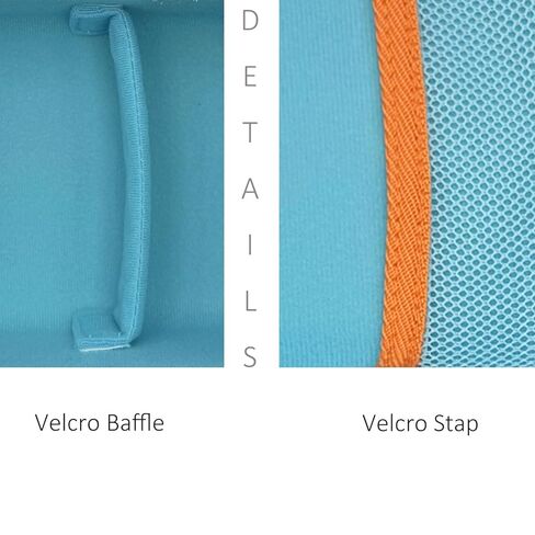 Travel Case for Yoto Player (3rd Generation), Hard Carrying with Pouch Hold up to 20 Cards, Sky and Orange (Case Only) in Saudi Arabia