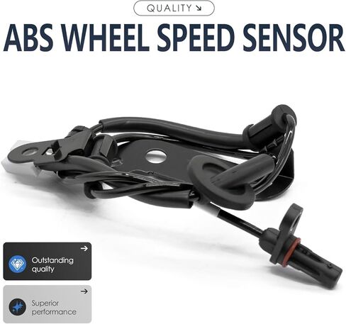 2PCS Rear Left and Right Abs Wheel Speed Sensor Compatible with Hyundai Sonata 599103S300 599303S300 ALS2568 ALS2571 Electric/Gas 11 12 2011 2012 in Saudi Arabia