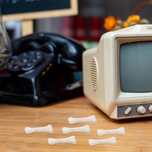 20 قطعة من عظام الراتنج من توياندونا، عظام هيكل عظمي صغيرة مزيفة للكلاب الصغيرة، نموذج مصغر للحرف اليدوية، ديكور الهيكل العظمي للهالوين in Saudi Arabia