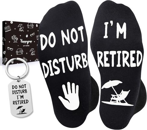HAPPYPOP Get Well Soon Gifts for Men - After Surgery Gifts, Gifts For Someone Who Is Sick, Surgeon Recovery Socks in Black in Saudi Arabia