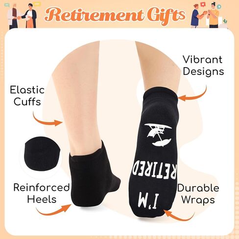 HAPPYPOP Get Well Soon Gifts for Men - After Surgery Gifts, Gifts For Someone Who Is Sick, Surgeon Recovery Socks in Black in Saudi Arabia