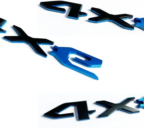 4xe شعار بديل لسيارة جيب 2021-2023 رانجلر الخلفية سوينغ بوابة 4Xe شارة ملصقات مصورة 68490886AB (أسود وأزرق) in Kuwait