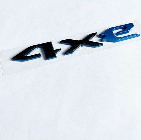 4xe شعار بديل لسيارة جيب 2021-2023 رانجلر الخلفية سوينغ بوابة 4Xe شارة ملصقات مصورة 68490886AB (أسود وأزرق) in Kuwait