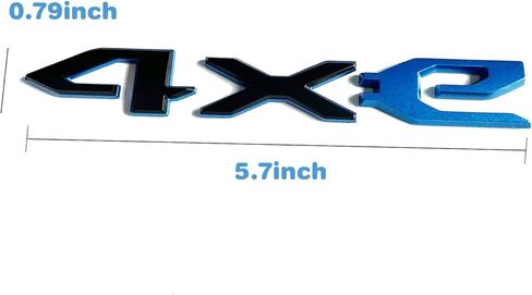 4xe شعار بديل لسيارة جيب 2021-2023 رانجلر الخلفية سوينغ بوابة 4Xe شارة ملصقات مصورة 68490886AB (أسود وأزرق) in Kuwait