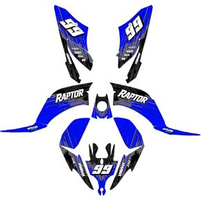 Graphics Kit for Yamaha Rap-Tor 250 (All Years) Fracture Series Blue 16 Mil-ATV UTV Dirt Bike Stickers,Quad Dirtbike Racing Decal Automotive Motocross Accessories no Plastics in Saudi Arabia