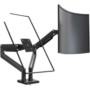 G32 monitor stand dual screen splicing rotating computer stand dual screen desktop monitor base stand(Black) in Kuwait