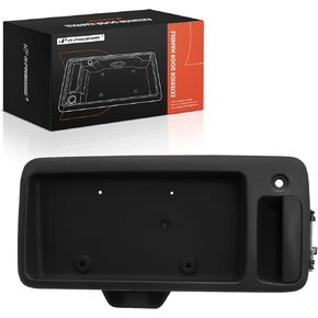 A-Premium Right Right Cargo Exterior Door Handle - Compatible with 2003-2009 Chevy & GMC Express Savana 1500 2500 3500 4500 2003-2009, Handle with License Plate Frame, Replace# 25866289, 15269298 in Saudi Arabia
