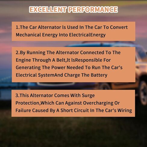 84143540 170A 12V مولد كهربائي مناسب لـ 2014-2018 Chevy Silverado 1500، 2014-2018 GMC Sierra 1500، 2015-2020 سوبربان تاهو، 2015-2020 يوكون، 2015-2020 كاديلاك إسكاليد 1042106870 22949467 in Kuwait