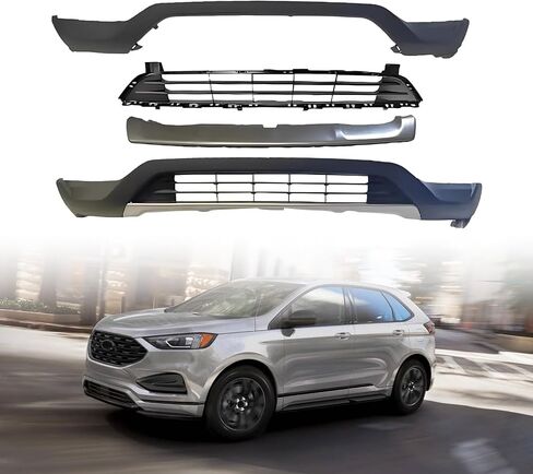 3 Pcs Front Lower Bumper Set Fits for 2019-2024 Ford Edge SE SEL Plus Titanium Replaces KT4Z-15266-BB, KT4Z-15266-VA in Saudi Arabia