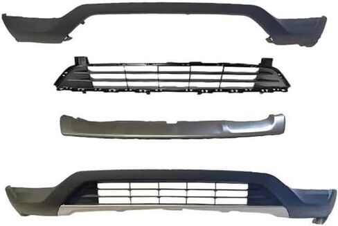 3 Pcs Front Lower Bumper Set Fits for 2019-2024 Ford Edge SE SEL Plus Titanium Replaces KT4Z-15266-BB, KT4Z-15266-VA in Saudi Arabia
