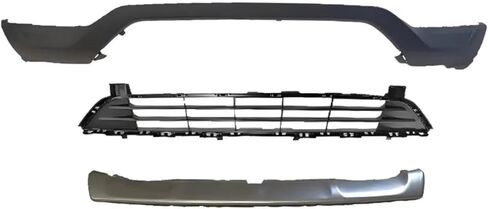 3 Pcs Front Lower Bumper Set Fits for 2019-2024 Ford Edge SE SEL Plus Titanium Replaces KT4Z-15266-BB, KT4Z-15266-VA in Saudi Arabia