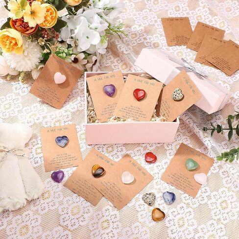 8 Sets Pocket Hug Token Gift Bulk Hug Cards with Heart Shape Keepsake Exchange Relationship Cards for Colleagues Family Distance Social Celebration of Life Gift in Saudi Arabia