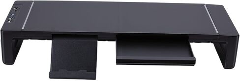 Bewinner Computer Monitor Stand for Desk, Adjustable Foldable Computer Display Riser with Phone Holder 4 USB Ports, Desk Monitor Stands for PC, Laptop in Saudi Arabia