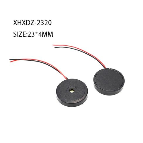 100pcs 2320 2204 Passive piezoelectric Lead Buzzer 22 * 4MM AC with line Buzzer Drive Sound in Saudi Arabia