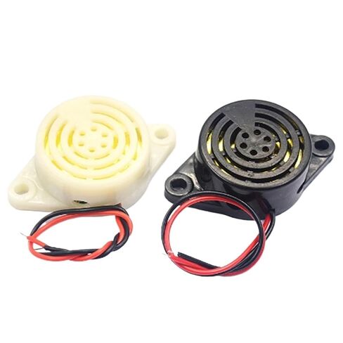 1PCS 95DB Alarm High-Decibel 3-24V 12V Electronic Buzzer Beep Alarm Continuous Beep(White) in Saudi Arabia