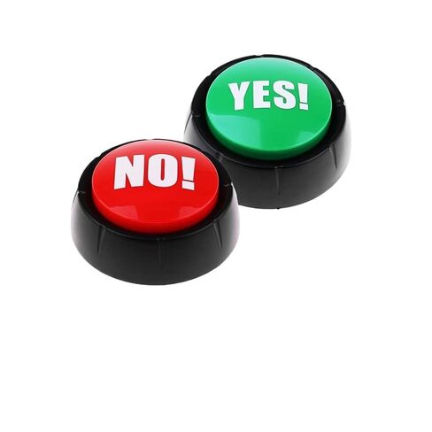 2 PCS Toys Pet Talking Buttons Game Answer Buzzer No Talking Button Sound Button Sound Talking Button in Saudi Arabia