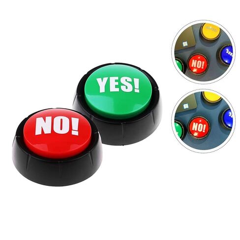 2 PCS Toys Pet Talking Buttons Game Answer Buzzer No Talking Button Sound Button Sound Talking Button in Saudi Arabia