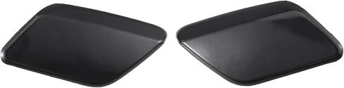 ACROPIX Front Left Right Side Bumper Headlight Washer Nozzle Cover Cap Fit for Volvo S60 - Pack of 2 Black in Saudi Arabia