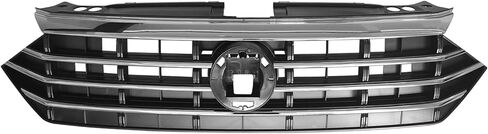 Front Bumper Cover & Upper Lower Grille Set, Compatible with 2019-2021 Volkswagen Jetta,Replace#VW1000239, VW1036147, and VW1200173 (3pcs) in Kuwait