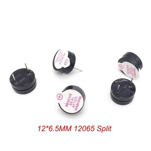 10PCS 3V Active Buzzer Alarm AC 12MM*6.5MM 12065 Pitch 7.6mm Active Piezo Buzzers in Saudi Arabia