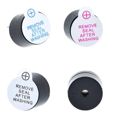 10pcs 3V 5V 12V Active Buzzer Magnetic Long Continous Beep Tone 12 * 9.5mm(Mini Plug Speaker) in Saudi Arabia