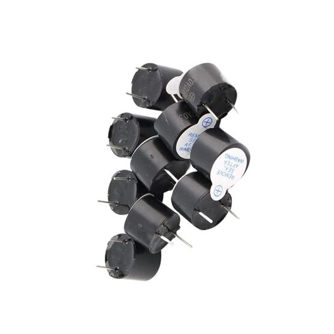 10/20pcs 12V Active Buzzer 12mm*9.5mm Magnetic Long Continous Beep Tone Alarm Ringer Mini Active Piezo Buzzers Kit(10pcs) in Saudi Arabia
