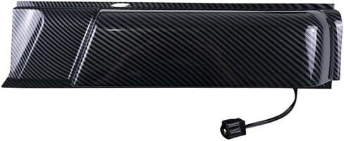 Matte Black Tailgate Garnish Molding Back Door Handle Assy with Light Compatible with Toyota Fj Cruiser 2007-2022 (Carbon Fibre) in Saudi Arabia