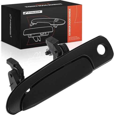 A-Premium Front Left Driver Side Exterior Door Handle with Keyhole Compatible with Ford Crown Victoria 1992-2011 & Mercury Grand Marquis 1992-2011, Marauder 2003-2004, Black Lever in Saudi Arabia