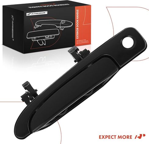 A-Premium Front Left Driver Side Exterior Door Handle with Keyhole Compatible with Ford Crown Victoria 1992-2011 & Mercury Grand Marquis 1992-2011, Marauder 2003-2004, Black Lever in Saudi Arabia