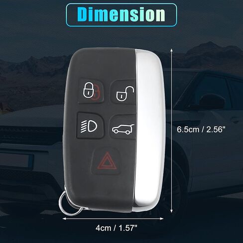 X AUTOHAUX 315MHz KOBJTF10A Replacement Smart Proximity Keyless Entry Remote Key Fob for Range Rover Evoque Sport 2012-2017 for Land Rover LR2 LR4 2012-2015 5 Buttons in Saudi Arabia