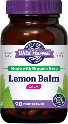 Oregon's Wild Harvest Certified Organic Lemon Balm Herbal Supplement 1125 MGS, 180 Count in Kuwait