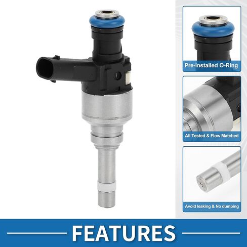 Fuel Injector No.35310-2G720 Fuel Injection Nozzle for Hyundai Santa Fe Sport 2013-2016 2.0T for Hyundai Sonata Limited, SE 2011-2014 Black Set of 4 in Saudi Arabia