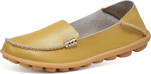 DUOYANGJIASHA Women's Comfortable Loafers Casual Round Toe Moccasins Wild Driving Flats Soft Walking Shoes Women Slip On in Saudi Arabia