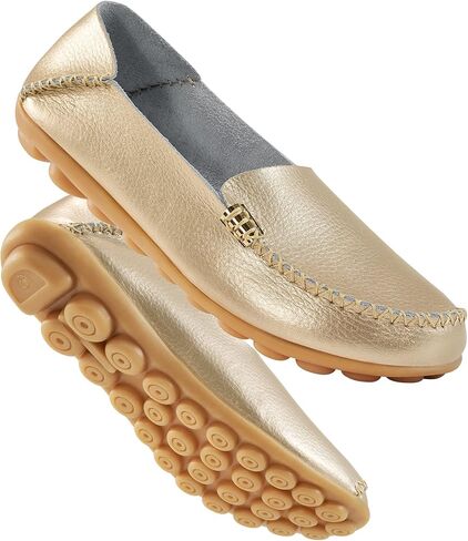 DUOYANGJIASHA Women's Comfortable Loafers Casual Round Toe Moccasins Wild Driving Flats Soft Walking Shoes Women Slip On in Saudi Arabia