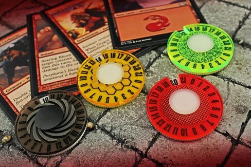 LITKO Life Counter Game Dials | Wound Counter Wheel | Command Points | Victory Point Tracker | Tabletop & Miniature Games | Collectible & Living Card Games | Numbered 0-21 (Multi-Color) in Saudi Arabia