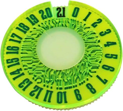 LITKO Life Counter Game Dials | Wound Counter Wheel | Command Points | Victory Point Tracker | Tabletop & Miniature Games | Collectible & Living Card Games | Numbered 0-21 (Multi-Color) in Saudi Arabia