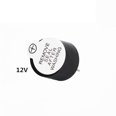 10PCS 3v 5v 12v Active Buzzer 12095 12065 Magnetic Long Continous Beep Tone 12 * 9.5mm 12 * 6.5mm(12095 3V) in Saudi Arabia